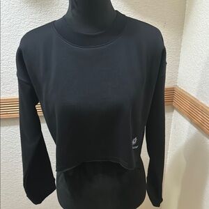 Honey leaf Cropped Black Women's Sweatshirt size M!